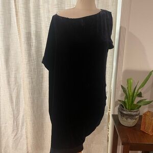 DVF Elegant dark blue Velvet Dress